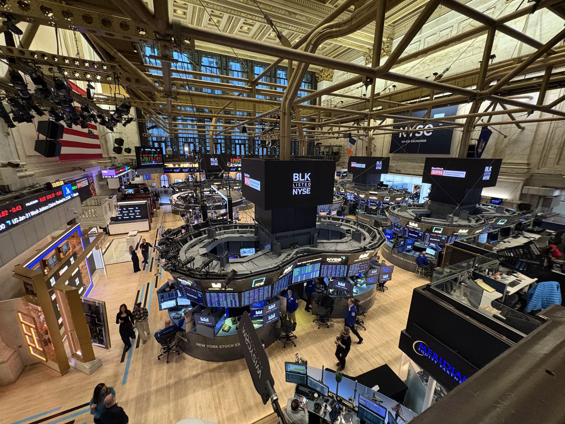 NYSE trading floor, 2026
